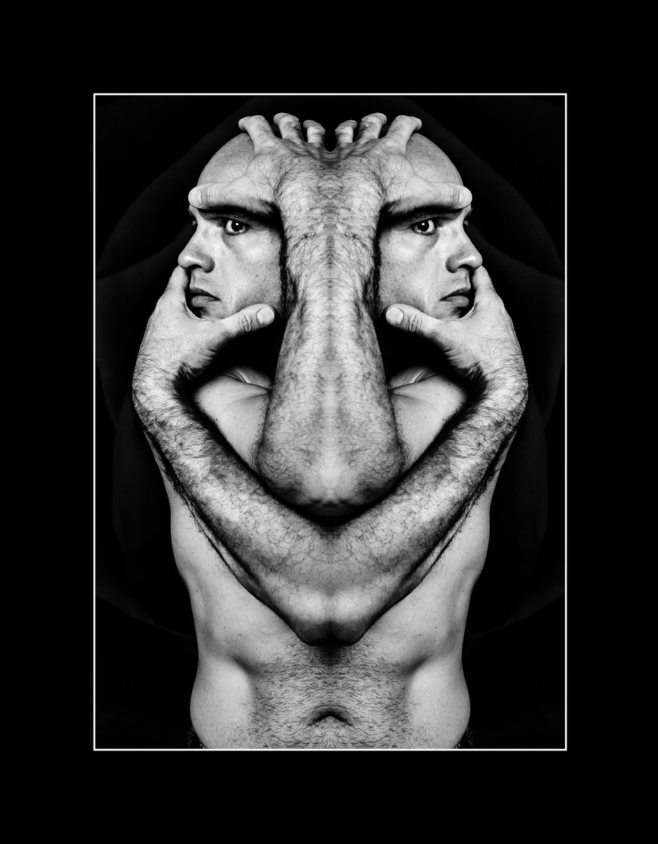 Two of Me framed